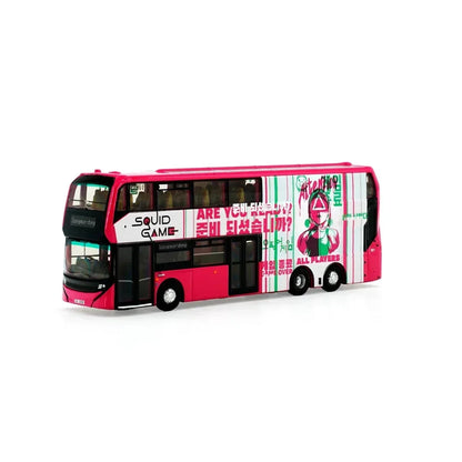Tiny City 1:110 Enviro 500EV Electric Double-Decker Bus – Squid Game Season 2 Edition Die-Cast Model