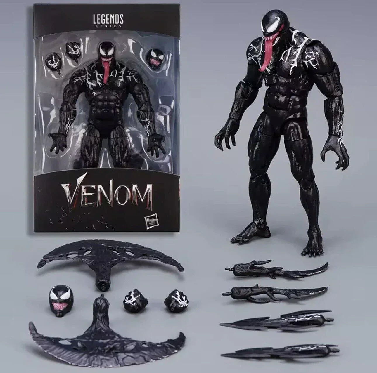 Marvel Legends Series Venom Collectible Action Figure (7-inch) - Jaiman Toys