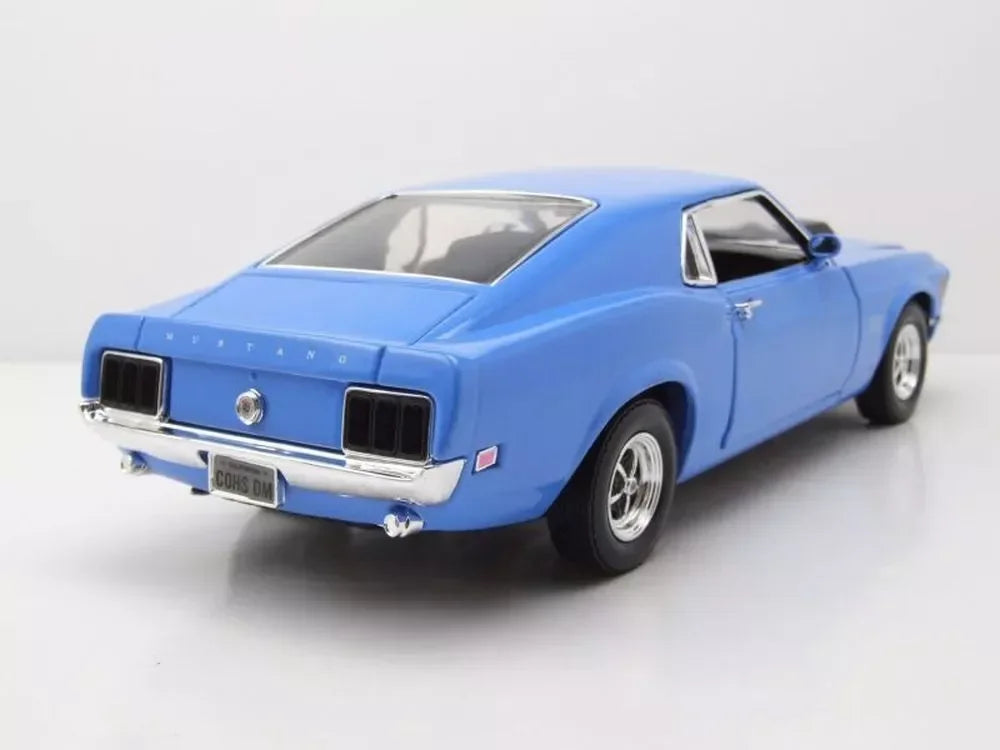 1970 Ford Mustang Boss 429 BLUE 1:18 Diecast Car Model - Jaiman Toys