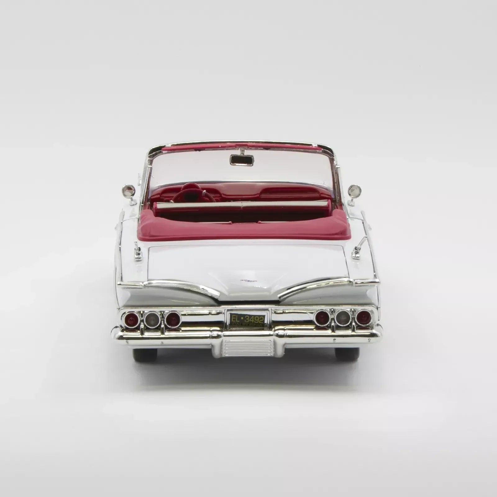 1960 Chevy Impala Convertible White 1:18 Diecast Car Model - Jaiman Toys