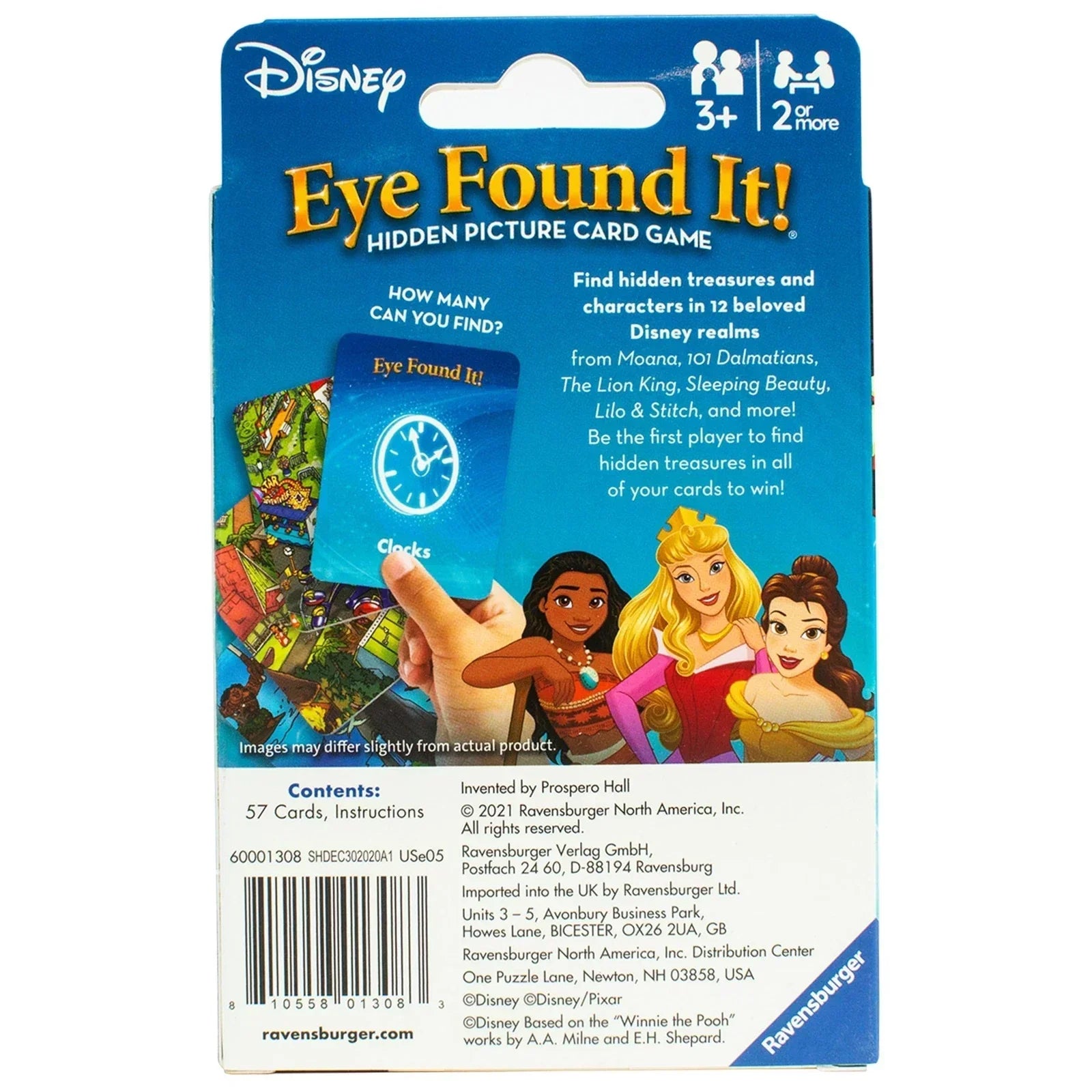 World of Disney Eye Found It Card Game – Fun Hidden Picture Game for Kids & Families - Jaiman Toys