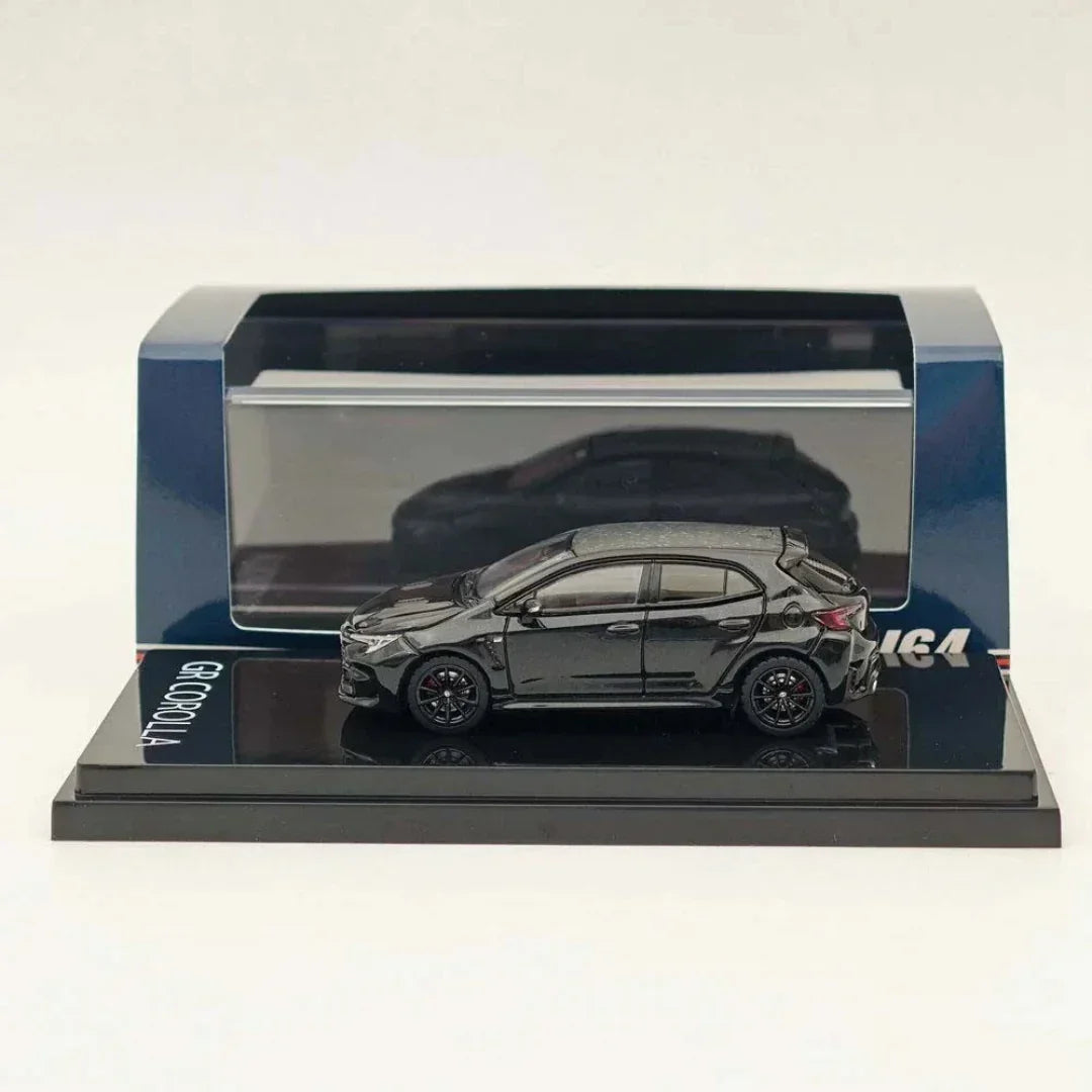 HJ64 1:64 TOYOTA GR COROLLA RZ Precious Black Pearl HJ641067BK - Jaiman Toys
