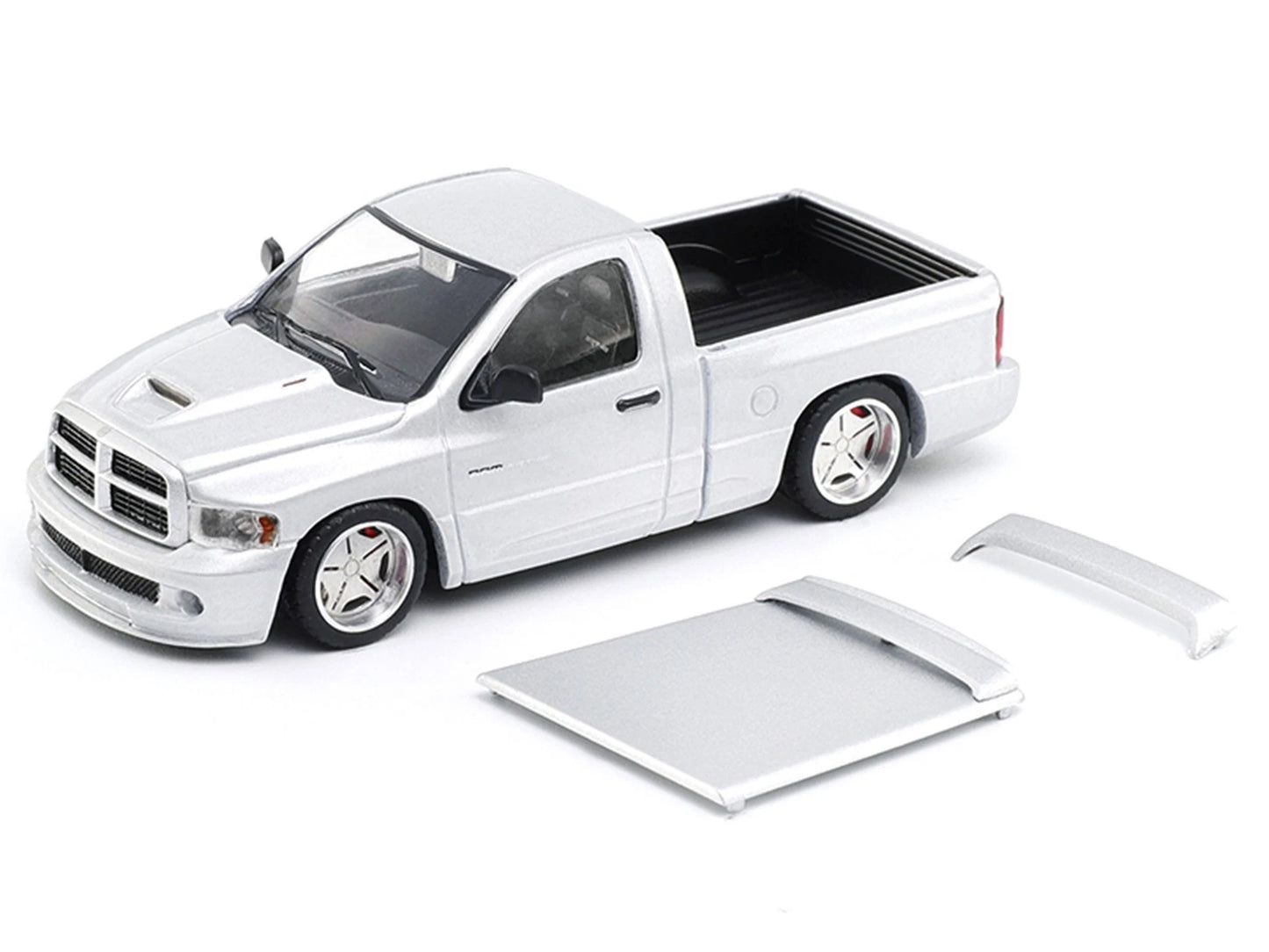 Shoom64 Models 1:64 Dodge Ram SRT-10 Pickup Truck Diecast Model Car | Red & Silver Colour Variants