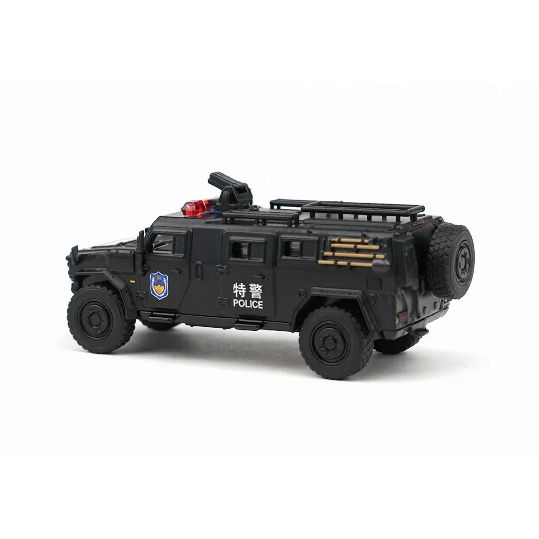 XCARTOYS 1:64 Military Warriors Police CSK181 Armored Die-Cast Metal Vehicle