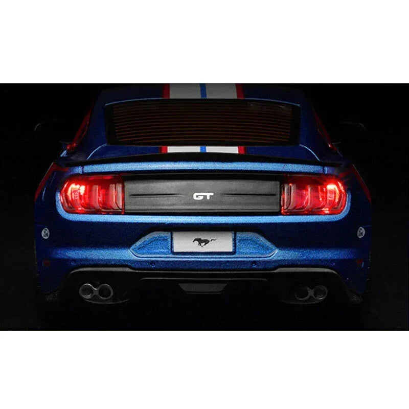 MSZ 1:32 2018 Ford Mustang GT Die-Cast Model Car – Blue |Pull Back, Openable Doors, Light & Sound (68702A)