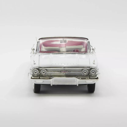 1960 Chevy Impala Convertible White 1:18 Diecast Car Model - Jaiman Toys