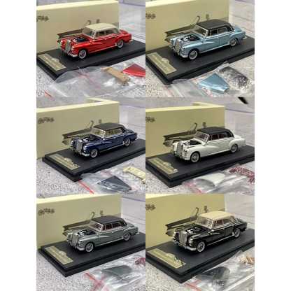 GFCC 1:64 1959 Mercedes-Benz 300D Convertible Diecast Car Model | Premium Classic Convertible Collectible Available in 6 Variants