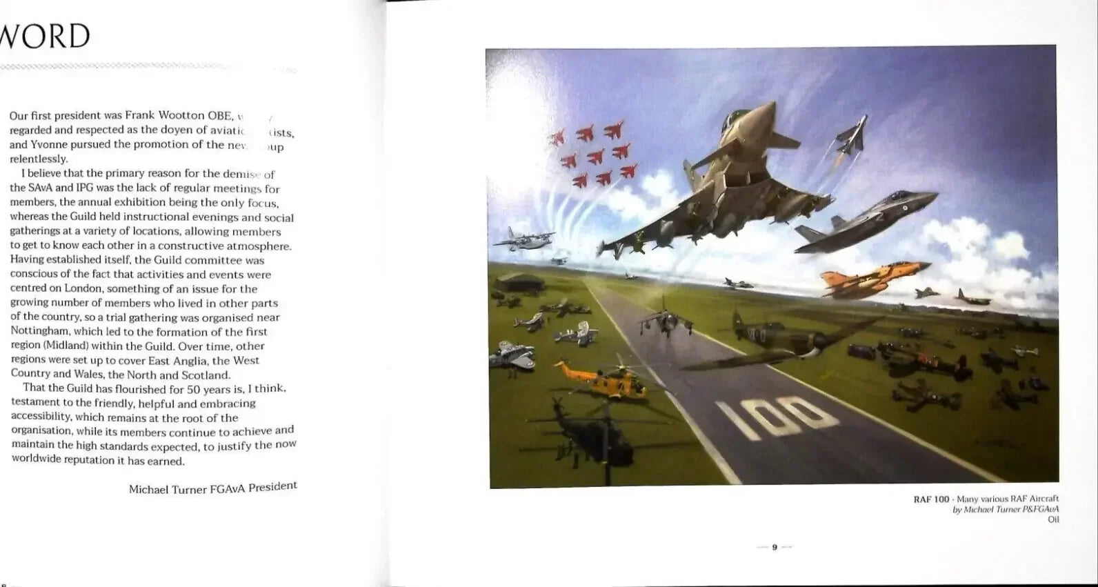 Flight Through the Ages: A 50th Anniversary Tribute to the Guild of Aviation Artists Book by Guild of Aviation Artists - Jaiman Toys