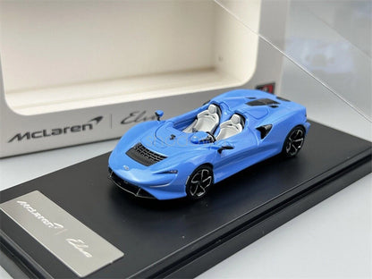 LCD Models 1:64 McLaren Elva Blue Die-Cast Model Car | Premium Open-Top Hypercar Collectibl