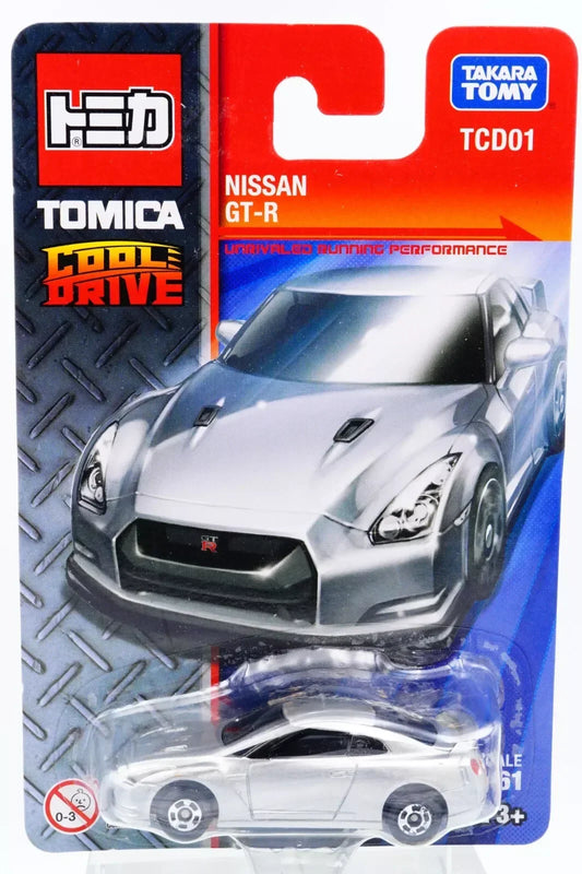 Nissan GT-R Tomica Cool Drive TAKARA TOMY Model Car 1/64 Scale - Jaiman Toys