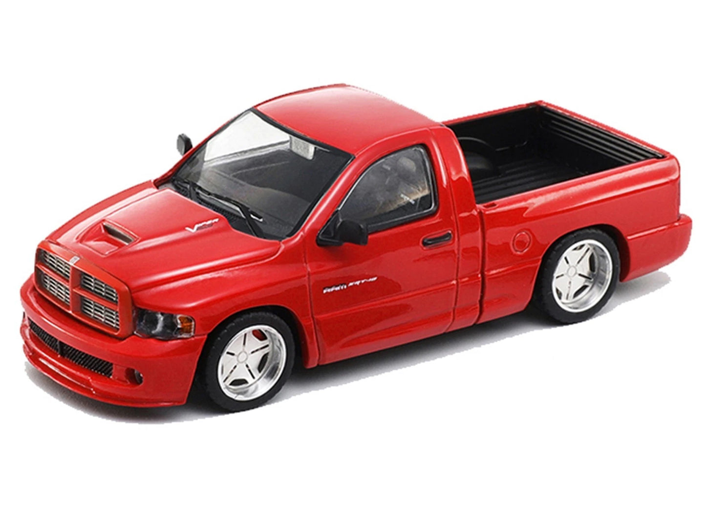 Shoom64 Models 1:64 Dodge Ram SRT-10 Pickup Truck Diecast Model Car | Red & Silver Colour Variants