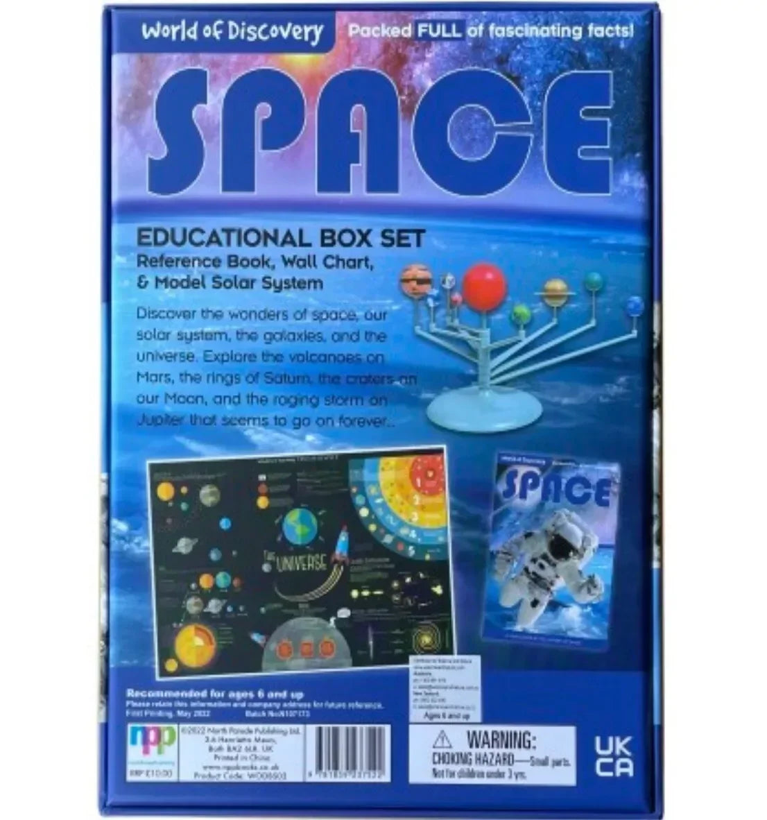 World of Discovery Space Educational Box Set Book by North Parade Publishing - Jaiman Toys
