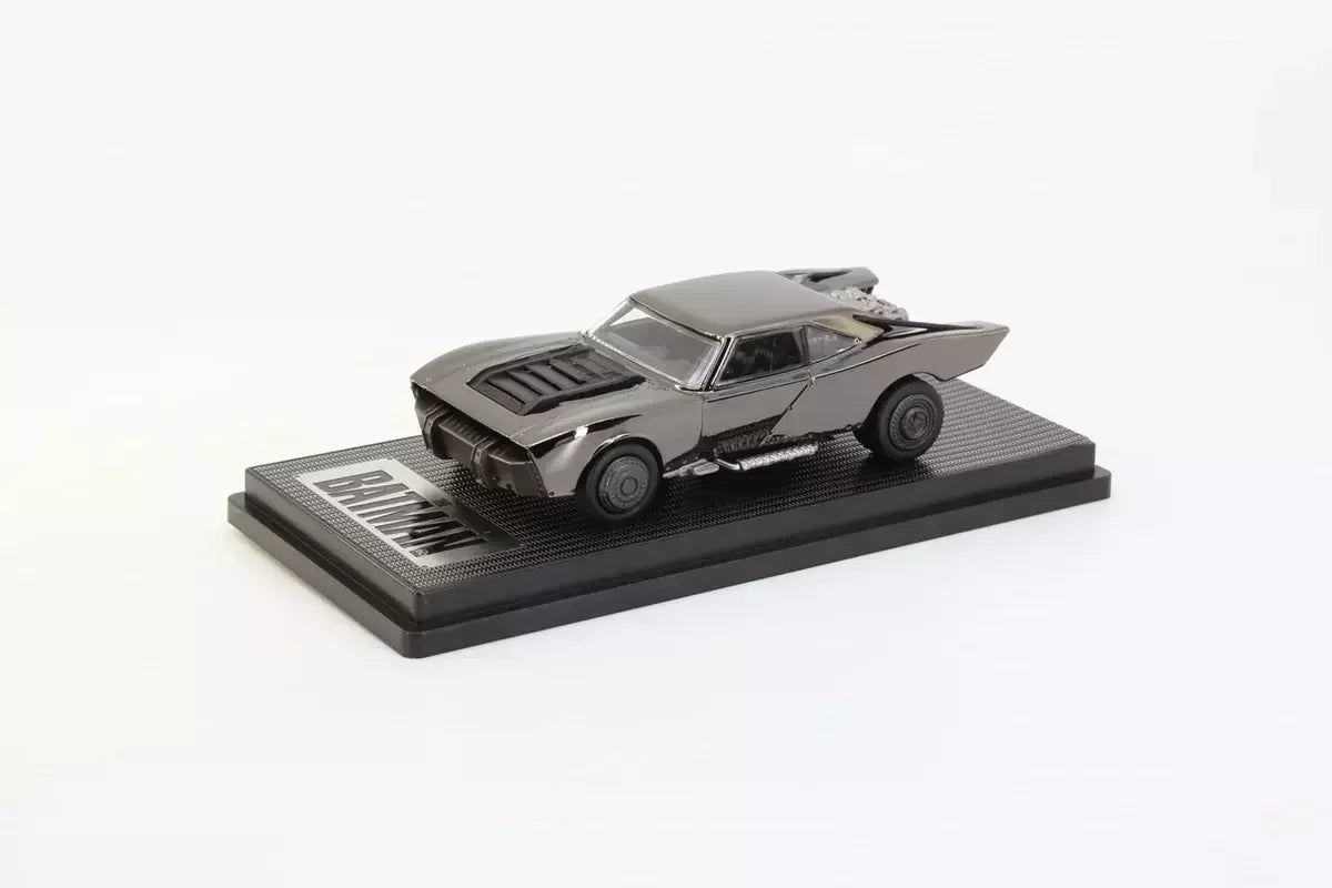 AWESOMEISM 1/64 Die-cast The Batman 2022 Batmoible (without lightings - Black Chrome) - Jaiman Toys