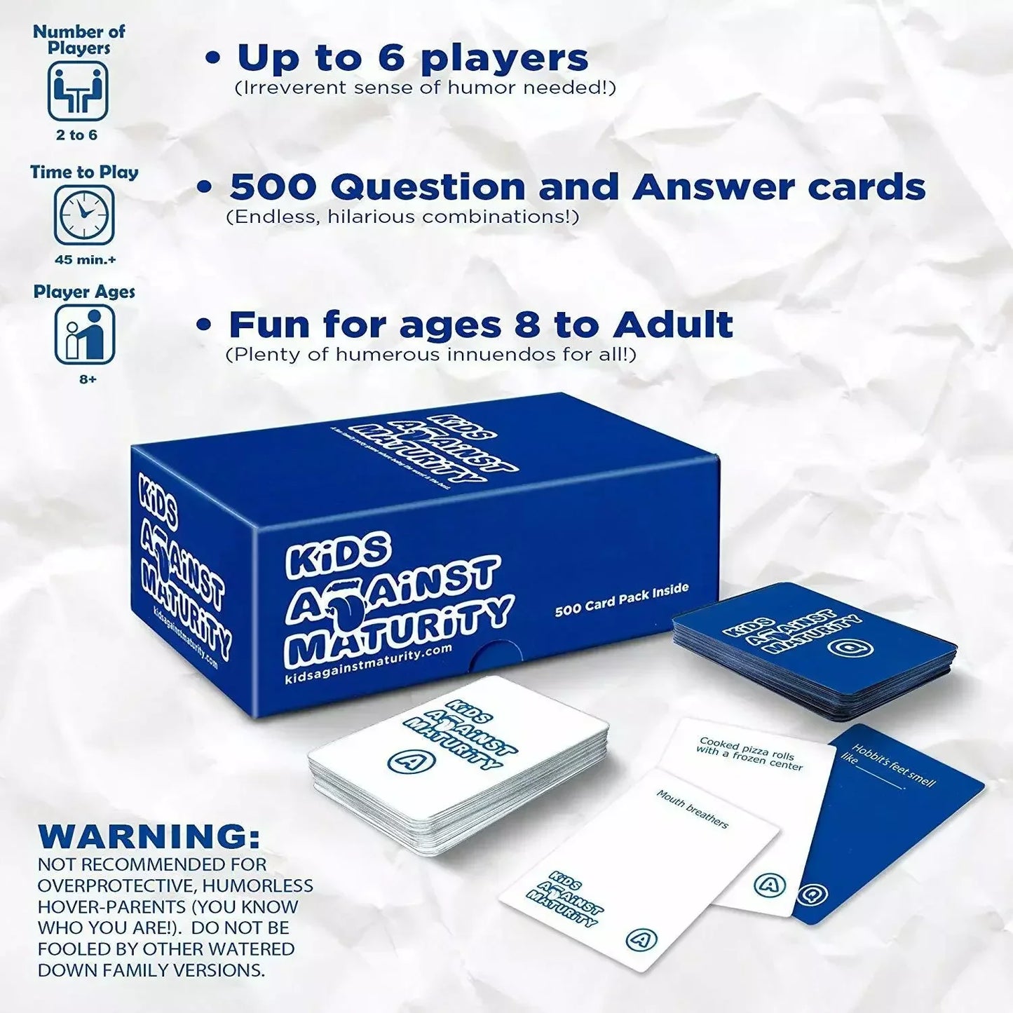 Kids Against Maturity Family Party Card Game - Jaiman Toys