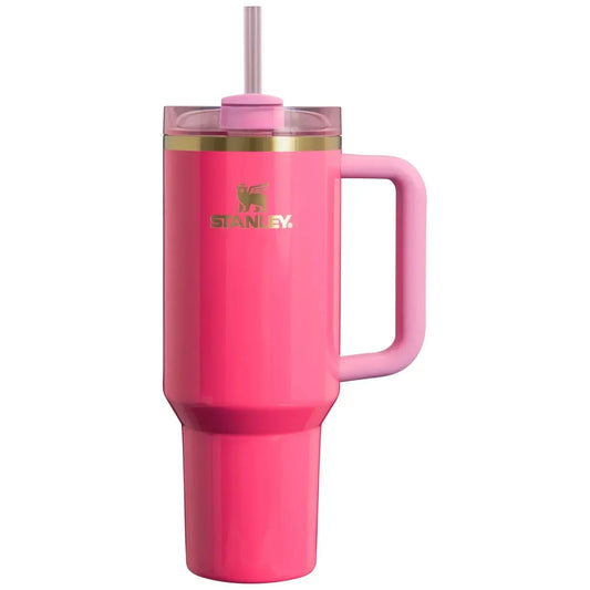 STANLEY The Pink Parade Quencher H2.0 FlowState™ Tumbler | 1.18L with Straw for Water (40 oz) - Jaiman Toys