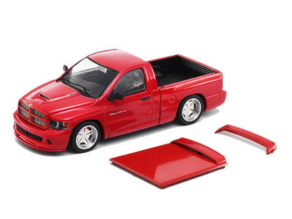 Shoom64 Models 1:64 Dodge Ram SRT-10 Pickup Truck Diecast Model Car | Red & Silver Colour Variants