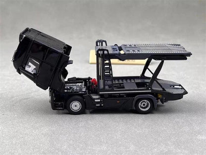 UNIQUE MODEL 1:64 Mercedes-Benz Actros Gigaspace 4×2 Car Carrier Semi Trailer – Diecast Model
