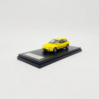 LCD Models 1:64 Honda Civic EG6 – Yellow | Premium Diecast Metal Car Model | Collectible Scale Model