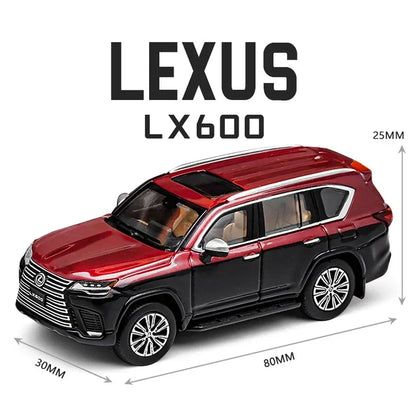 GCD 1:64 Lexus LX600 Diecast Model Car | Premium Luxury SUV Miniature Toy Collectible