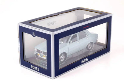NOREV 1974 Renault 12 TS Light Blue 1/18 by NOREV 185219 - Jaiman Toys