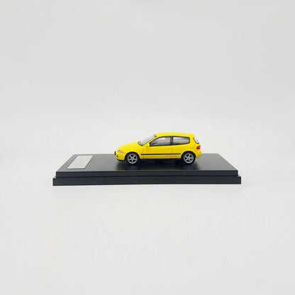 LCD Models 1:64 Honda Civic EG6 – Yellow | Premium Diecast Metal Car Model | Collectible Scale Model