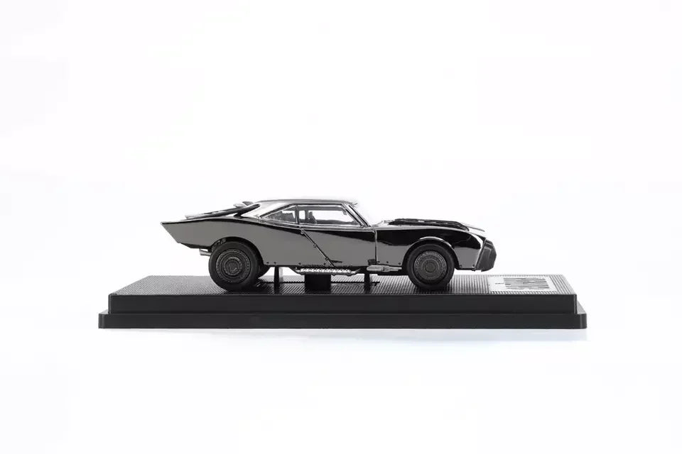 AWESOMEISM 1/64 Die-cast The Batman 2022 Batmoible (without lightings - Black Chrome) - Jaiman Toys