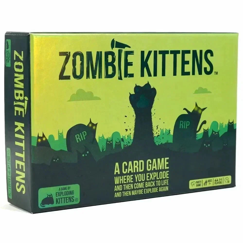 Exploding Kittens Zombie Kittens Card Game - Jaiman Toys