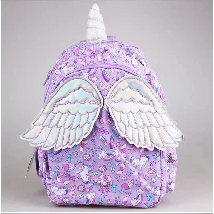Smiggle School Bag : Unicorn Colorful & Stylish 16 Inch Backpack for Kids - Jaiman Toys