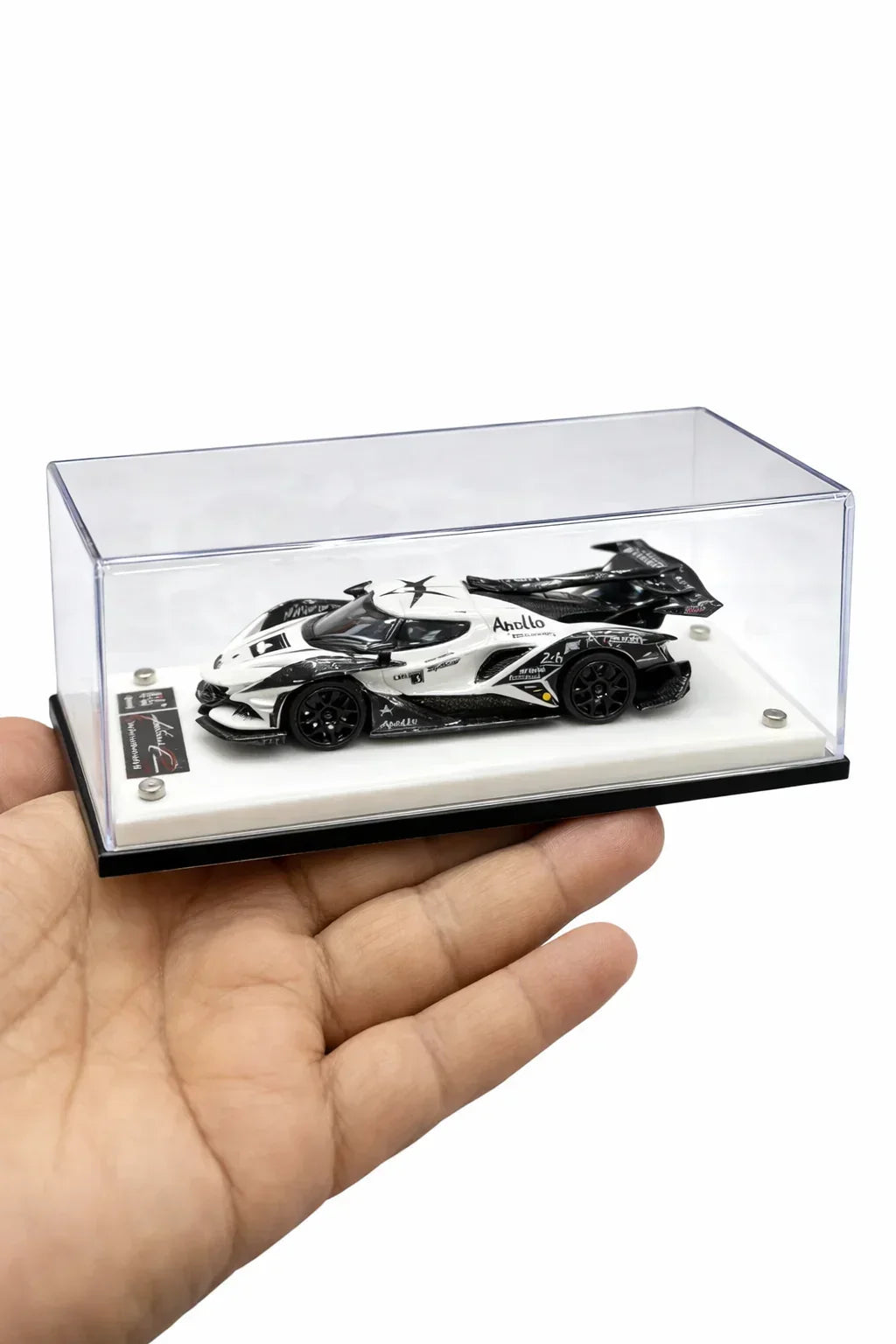 Apollo IE 1:64 Diecast Hypercar Model – 3 Color Variants | Display Case Included