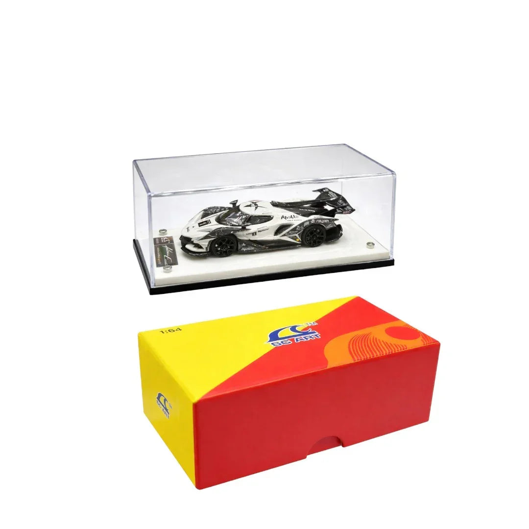 Apollo IE 1:64 Diecast Hypercar Model – 3 Color Variants | Display Case Included