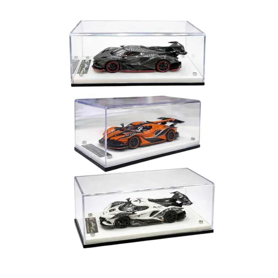 Apollo IE 1:64 Diecast Hypercar Model – 3 Color Variants | Display Case Included