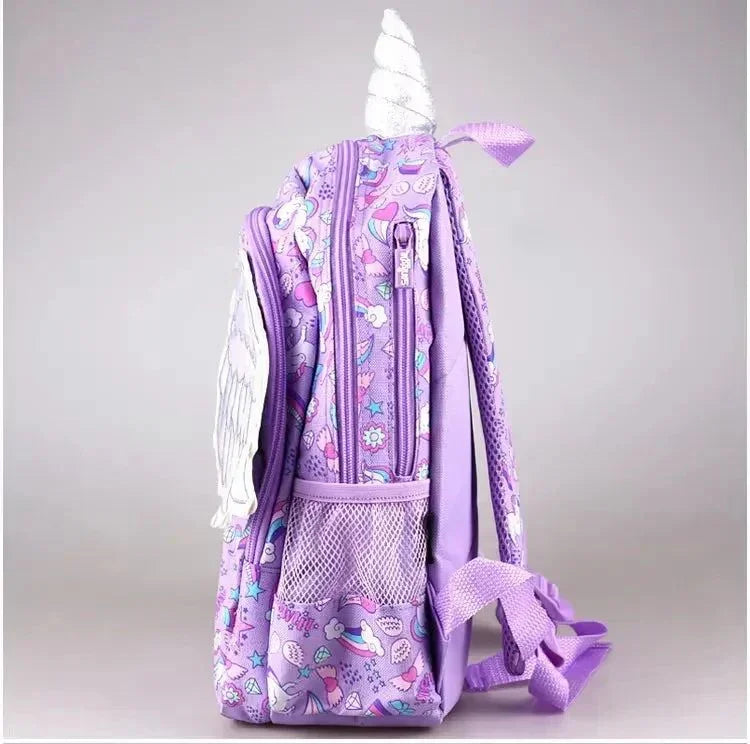 Smiggle School Bag : Unicorn Colorful & Stylish 16 Inch Backpack for Kids - Jaiman Toys