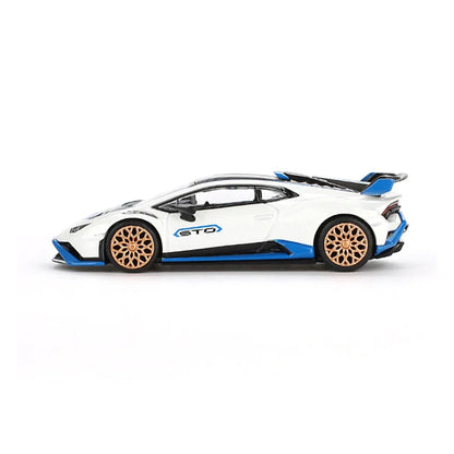 Mini GT 1:64 Lamborghini Huracán STO – Bianco Asopo Diecast Model - Jaiman Toys