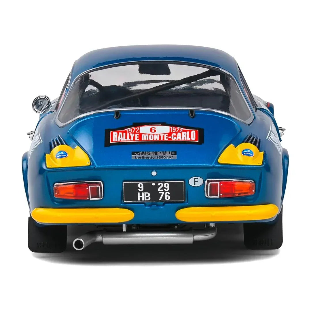 Solido 1/18 Alpine A110 1600S Rally De Montecarlo 1972 #6 J.C Andruet-Pagani - Jaiman Toys