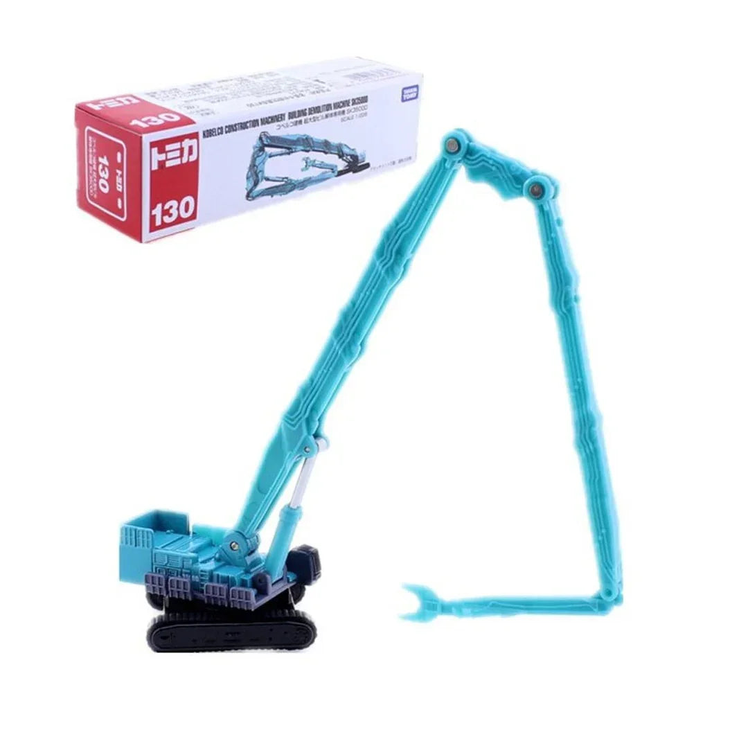 Takara Tomy Tomica 130 Kobelco Construction Machinery Building Demolition Machine SK3500D 1/228 - Jaiman Toys