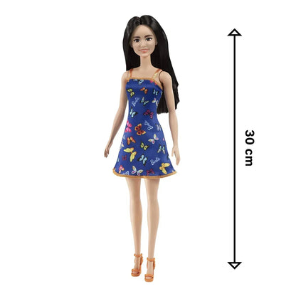 "Barbie Butterfly Dream: Colorful Logo Print Dress &amp; Strappy Heels - Perfect Gift for Ages 3 &amp; Up" - Jaiman Toys