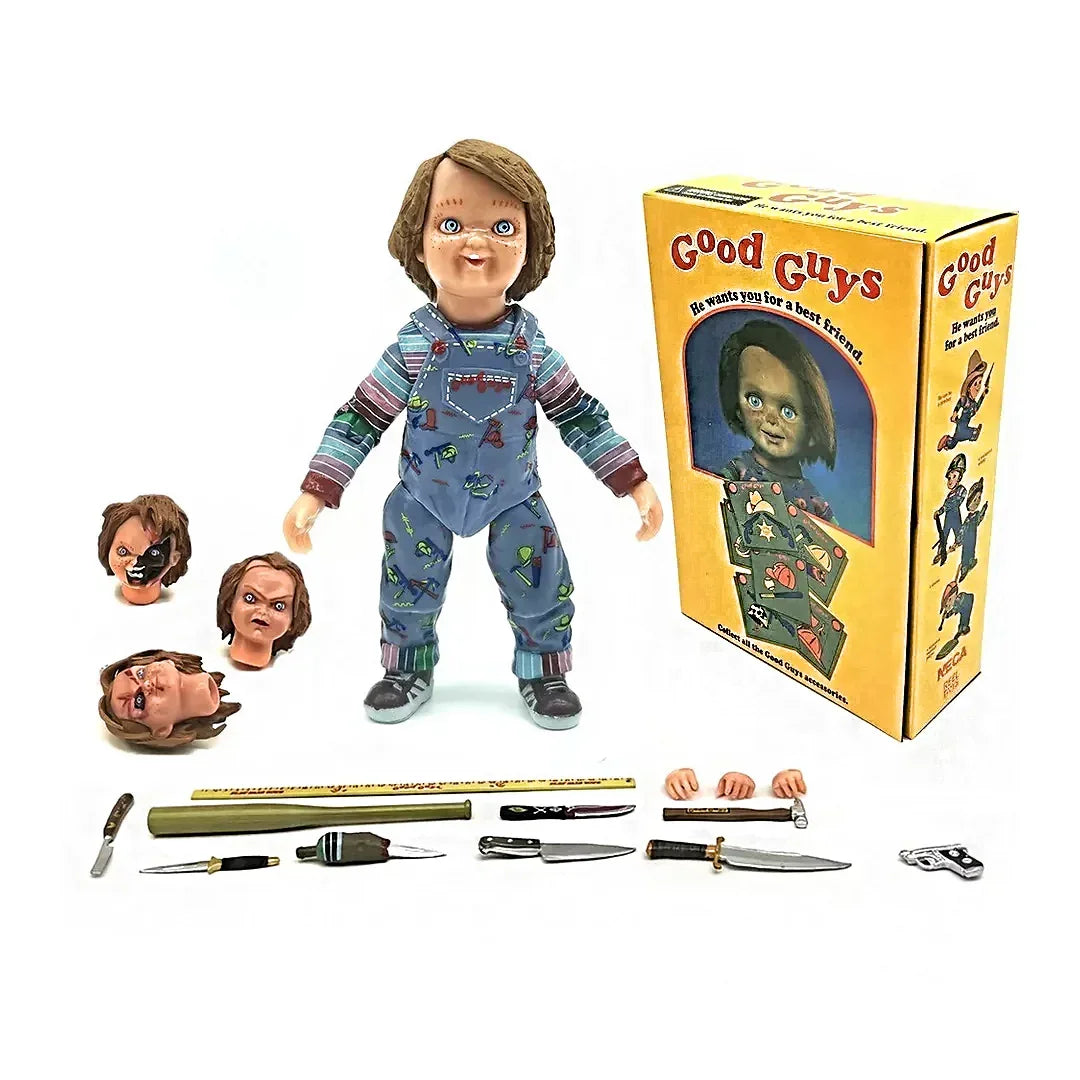 NECA 4" Ultimate Good Guys! Chucky - Action Figure PVC Collectible Toy Age 17+ - Jaiman Toys