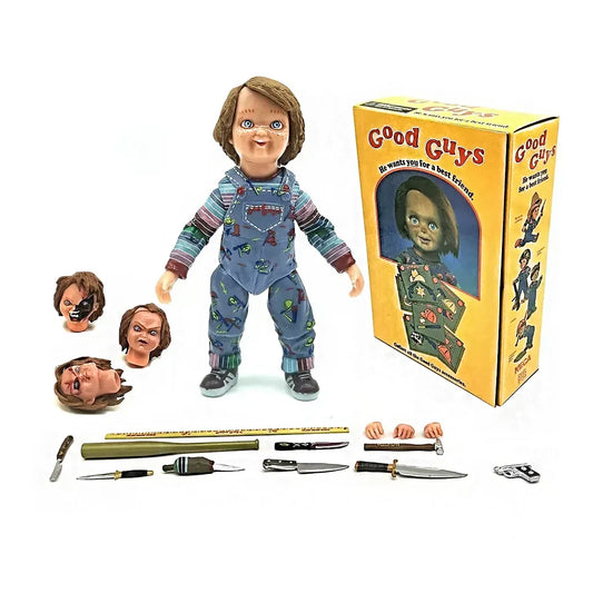 NECA 4" Ultimate Good Guys! Chucky - Action Figure PVC Collectible Toy Age 17+ - Jaiman Toys