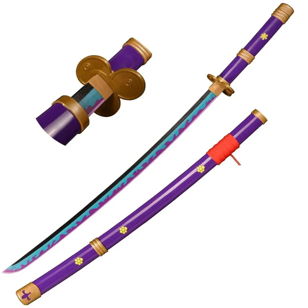 Wooden Sword Zoro Japanese Samurai Sword Original Anime Replica, Sky Feather Slash, Katana by Yama Enma - Jaiman Toys