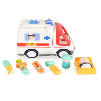 HOLA Toy Ambulance &amp; Accessories: Rescue Fun for Kids Aged 18 Months and Up - Jaiman Toys
