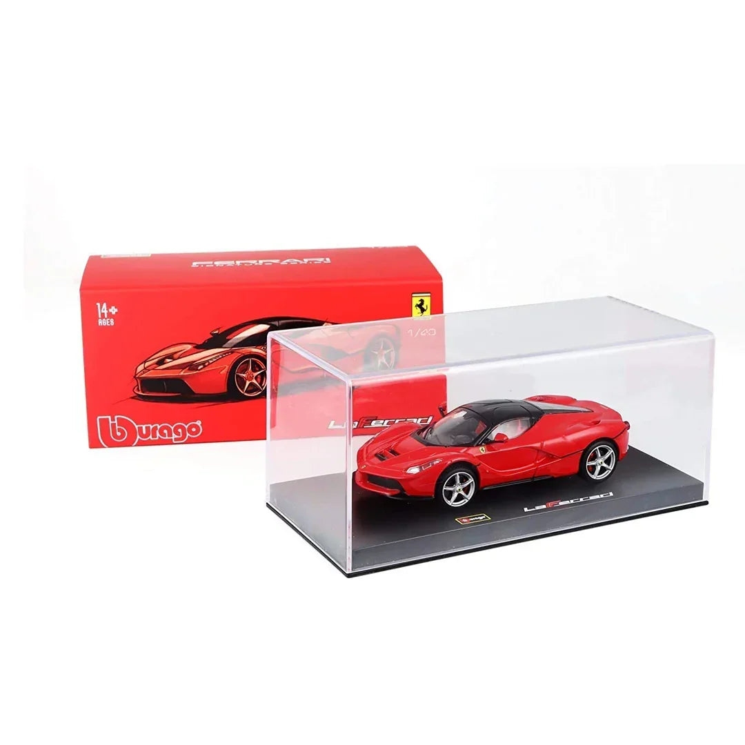 Bburago - 1/43 Scale Model La Ferrari - Signature Series Sports Car Model (Red) Age 14+ - Jaiman Toys