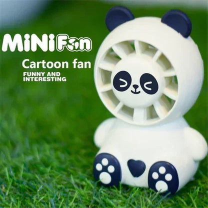 Panda Fan Style Usb Rechargeable Battery Operated Lightweight Mini Portable Fan - Jaiman Toys