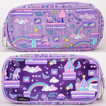 Smiggle Unicorn Pencil Case Pouch For Kids - Jaiman Toys