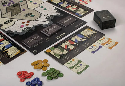 SHASN The Political Strategy Board Game for Adults and Children | 14+ Years | Epic Game of Politics, Ethics and Strategy | 3-5 Players | Multicolor - Jaiman Toys