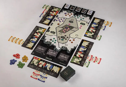 SHASN The Political Strategy Board Game for Adults and Children | 14+ Years | Epic Game of Politics, Ethics and Strategy | 3-5 Players | Multicolor - Jaiman Toys