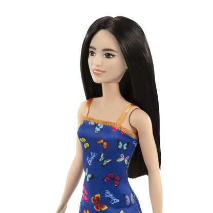 "Barbie Butterfly Dream: Colorful Logo Print Dress &amp; Strappy Heels - Perfect Gift for Ages 3 &amp; Up" - Jaiman Toys