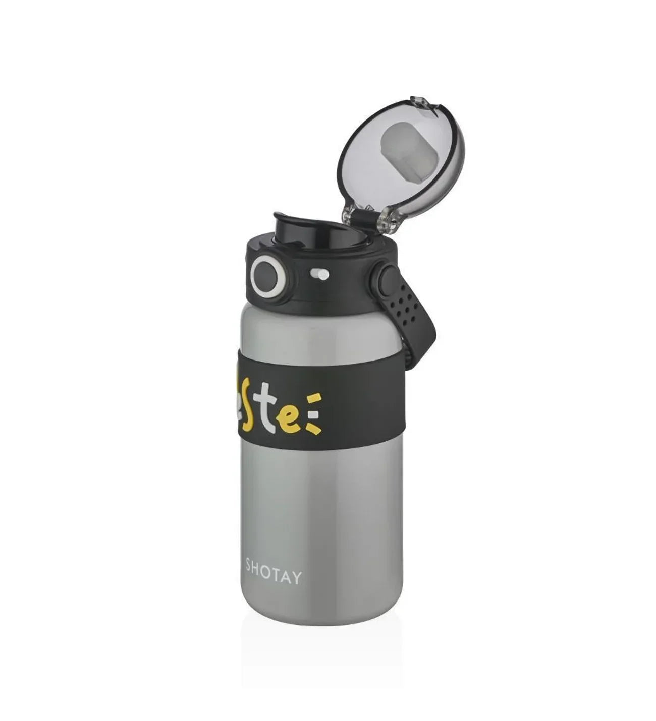 Shotay Steel Water Bottle Kids | 500 ML (grey) - Jaiman Toys