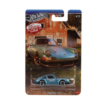 Hot Wheels Rust & Weathered Collection Pack of 5 Die-Cast Model Cars | Mod Rod, Sooo Fast, '71 Porsche 911, Volkswagen Classic Bug & '65 Mustang 2+2 Fastback | 1:64 Scale