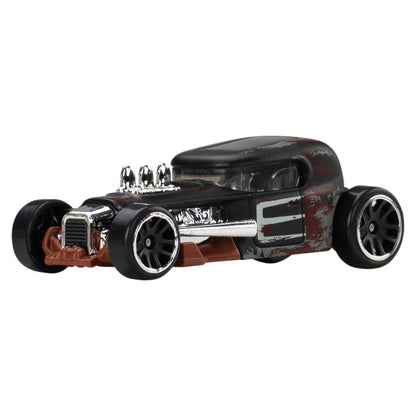 Hot Wheels Rust & Weathered Collection Pack of 5 Die-Cast Model Cars | Mod Rod, Sooo Fast, '71 Porsche 911, Volkswagen Classic Bug & '65 Mustang 2+2 Fastback | 1:64 Scale