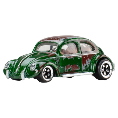 Hot Wheels Rust & Weathered Collection Pack of 5 Die-Cast Model Cars | Mod Rod, Sooo Fast, '71 Porsche 911, Volkswagen Classic Bug & '65 Mustang 2+2 Fastback | 1:64 Scale